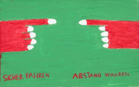 Sicher fahren - Abstand wahren