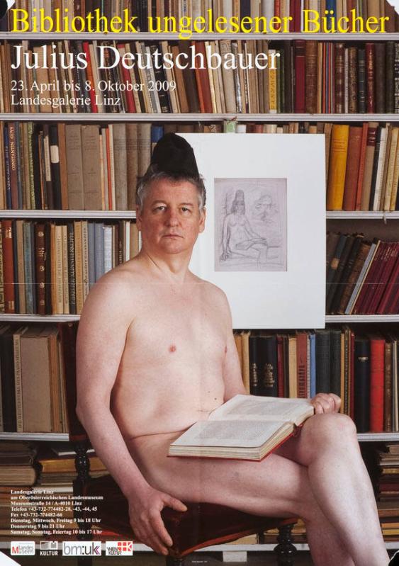 Julius Deutschbauer - Bibliothek ungelesener Bücher - Landesgalerie Linz