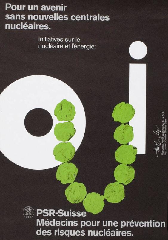 Pour un avenir sans nouvelles centrales nucléaires - Oui - PSR-Suisse - Médecins pour une prévention des risques nucléaires