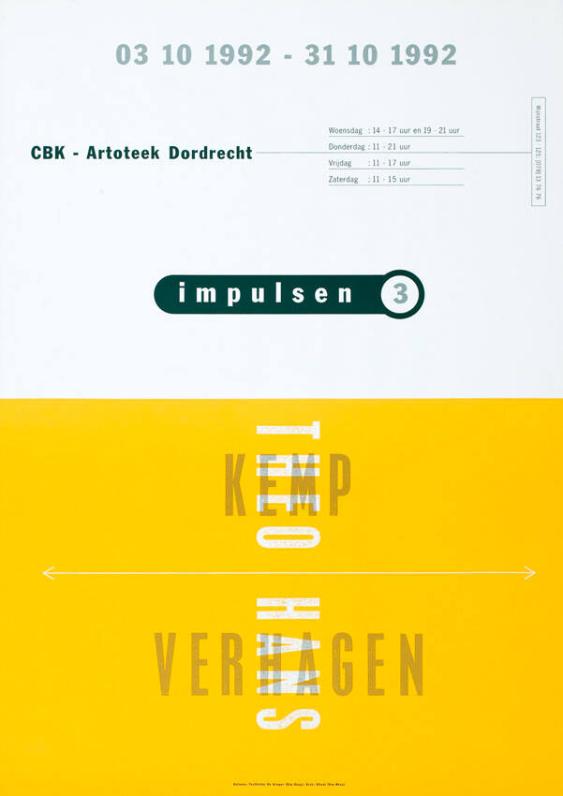 Impulsen 3 - Theo Kemp - Hans Verhagen - CBK - Artoteek Dordrecht