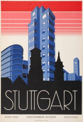 Stuttgart - Deutschland - Germany - Allemagne - Alemania - Verkehrsverein Stuttgart - Auskünfte - Informations - Inlichtingen - Informes