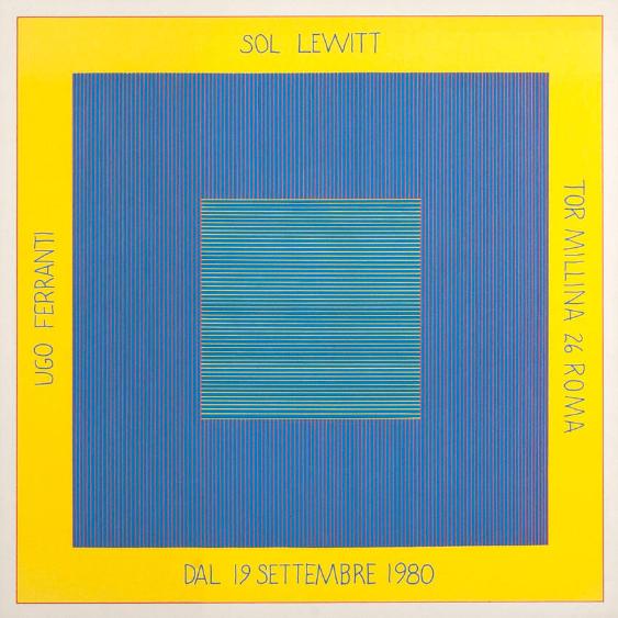 Sol LeWitt  - Ugo Ferranti - Tor Millina Roma - Dal 19 Settembre 1980