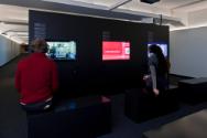 Ausstellungsgestaltung ; Bewegte Schrift