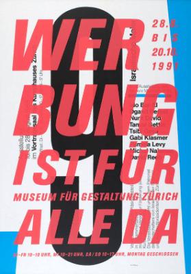 Werbung ist für alle da - Museum für Gestaltung Zürich