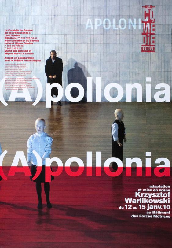 Apollonia - (A)pollonia - Apolonia - adaptation et mise en scène - Krzysztof Warlikowski - au Bâtiment des Forces Motrices - La Comédie Genève