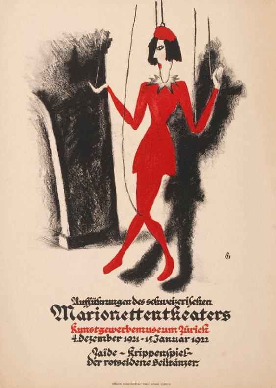 Aufführungen des Schweizerischen Marionettentheaters - Kunstgewerbemuseum Zürich - Zaïde-Krippenspiel - Der rotseidene Seiltänzer.