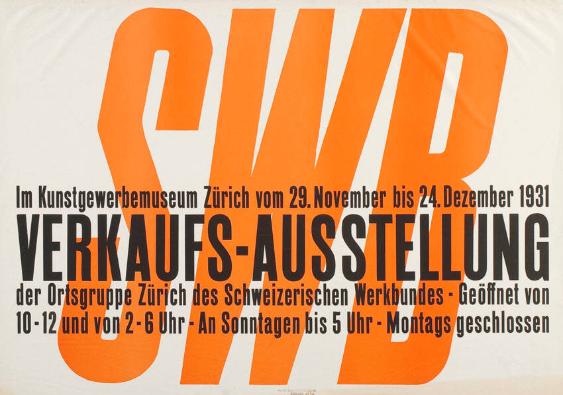 Schweizerischer Werkbund SWB 1931, Ortsgruppe Zürich