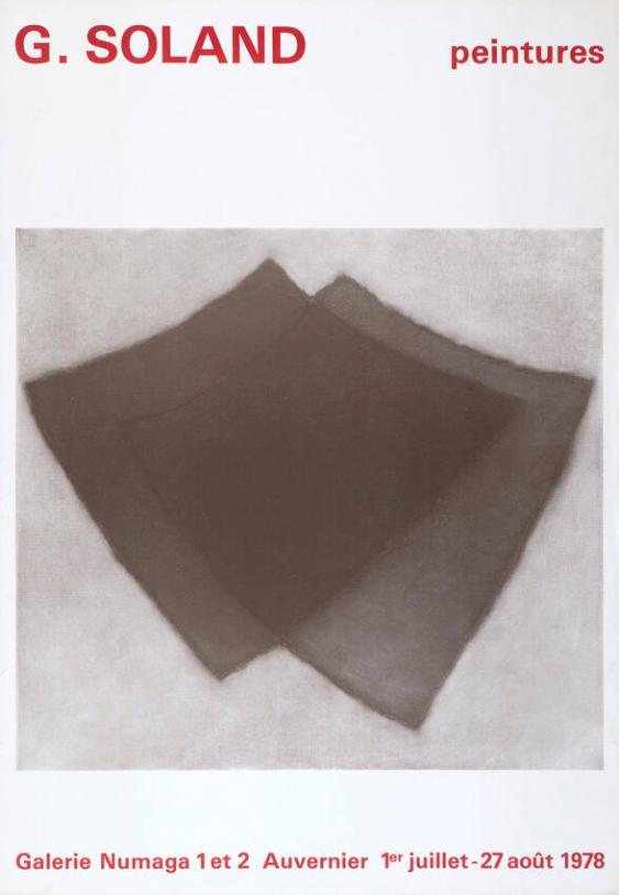 G. Soland peintures - Galerie Numaga - Auvernier - 1978