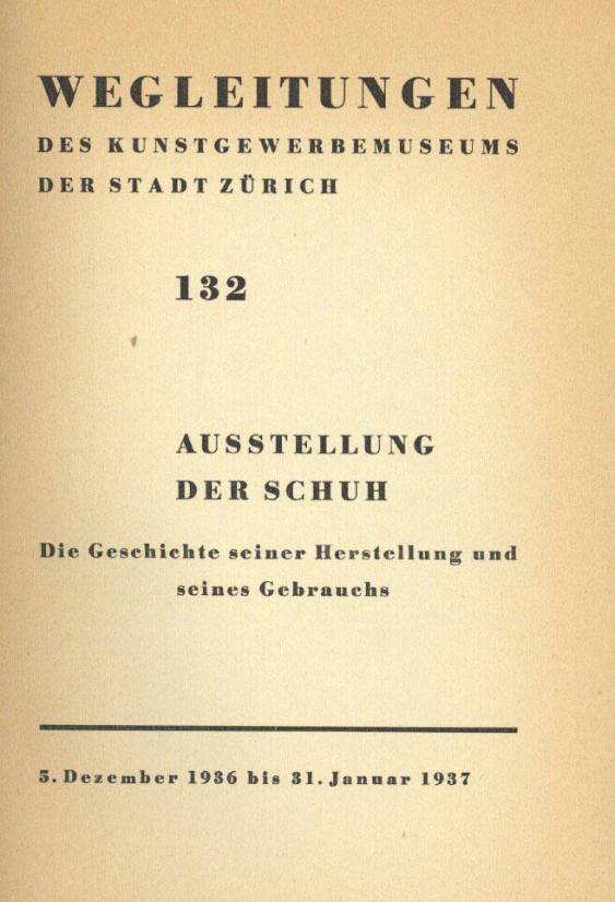 Ausstellung Der Schuh