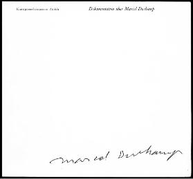 Dokumentation über Marcel Duchamp