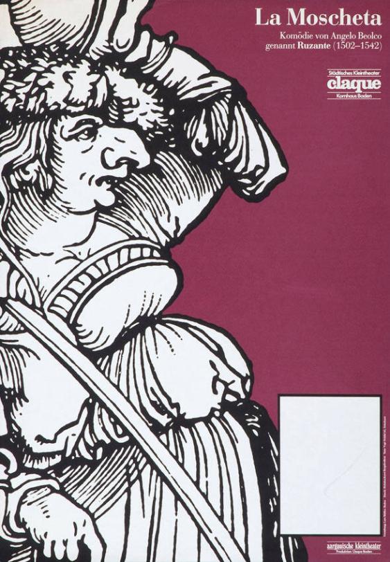 La Moscheta - Komödie von Angelo Beolco genannt Ruzante (1502-1542) - Städtisches Kleintheater Claque - Kornhaus Baden