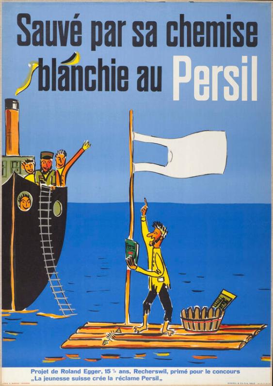 Sauvé par sa chemise blanchie au Persil