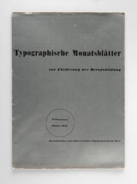 TM Typographische Monatsblätter, 1, 1932