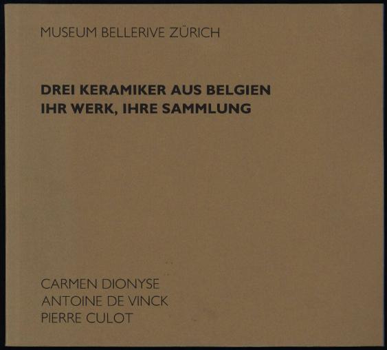 Drei Keramiker aus Belgien