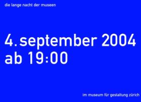 Lange Nacht der Museen 2004