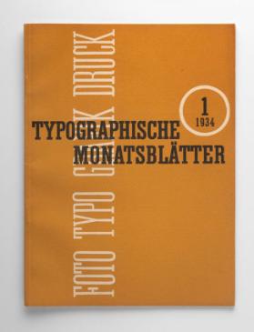 TM Typographische Monatsblätter, 1, 1934