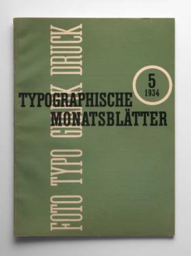 TM Typographische Monatsblätter, 5, 1934