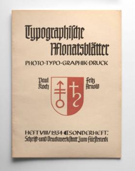 TM Typographische Monatsblätter, 8, 1934