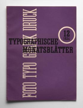 TM Typographische Monatsblätter, 12, 1934