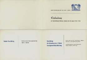 Schülerarbeiten der Gewerbeschule I der Stadt Zürich, Kunstgewerbliche Abteilung 1939