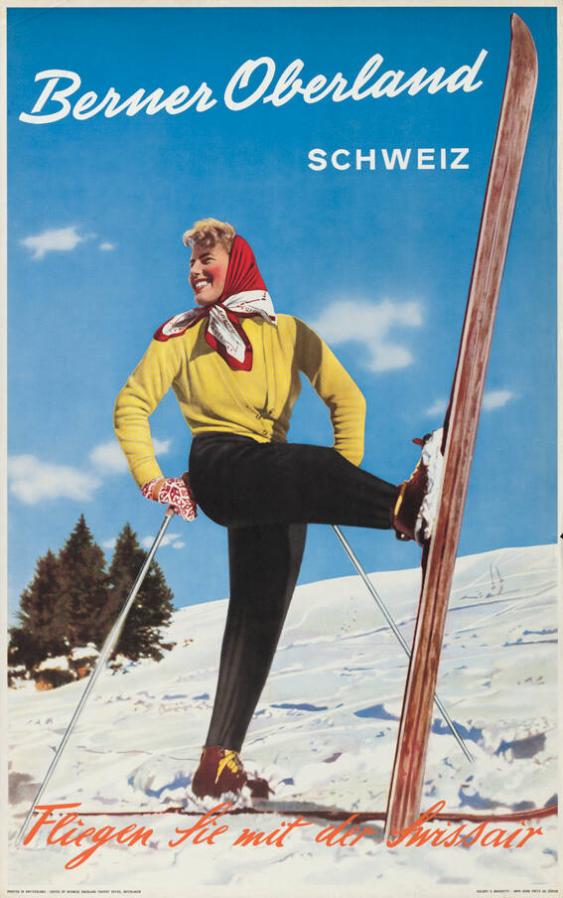 Berner Oberland - Schweiz - Fliegen Sie mit der Swissair