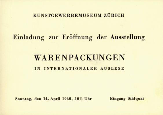 Warenpackungen in internationaler Auslese