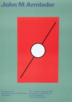 John M Armleder - Kunstverein für die Rheinlande und Westfalen - Düsseldorf - 1987