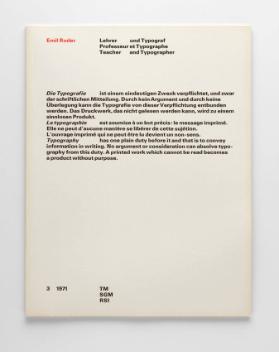 TM Typografische Monatsblätter, 3, 1971