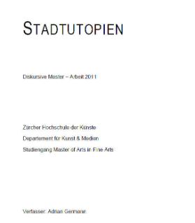 Stadtutopien
