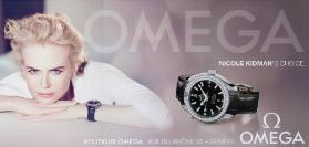 Omega - Nicole Kidman's choice. Boutique Omega. Genève