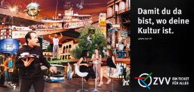 Damit du da bist, wo deine Kultur ist. ZVV - Ein Ticket für alles