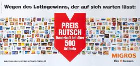 Wegen des Lottogewinns, der auf sich warten lässt: Preisrutsch - Migros