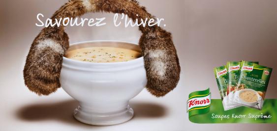 Savourez l'hiver. Knorr - Soupes Knorr Suprême