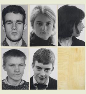Portraits von jedem Schüler des ersten Lehrjahrs