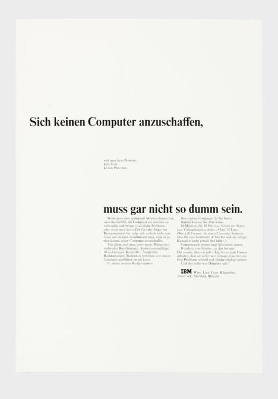 Sich keinen Computer anzuschaffen, weil man kein Personal, kein Geld, keinen Platz hat, muss gar nicht so dumm sein.