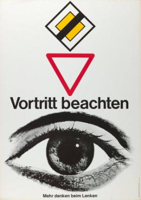 Vortritt beachten - Mehr denken beim Lenken