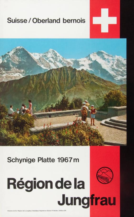 Région de la Jungfrau - Schynige Platte 1967 m