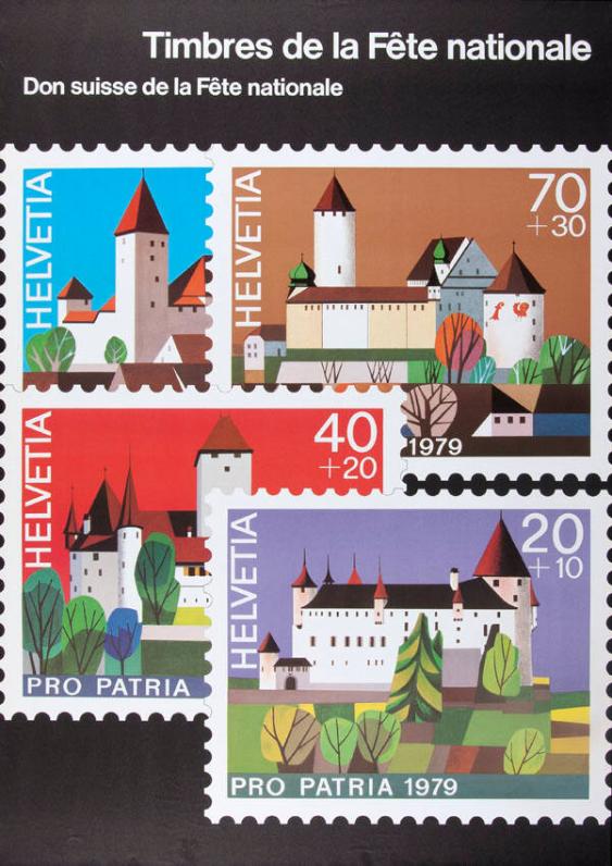 Timbres de la Fête nationale - Don suisse de la fête nationale
