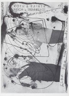 Roth & Rainer - Misch- u. Trennkunst - Galerie Grünangergasse 12 Wien (recto)