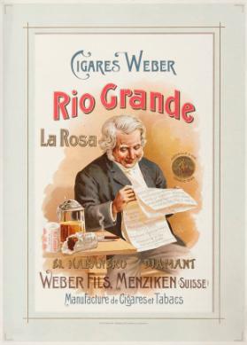 Cigares Weber - Rio Grande - La Rosa - Weber Fils, Menziken