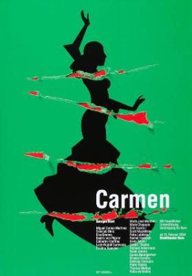 Carmen - Georges Bizet - Mit freundlicher Unterstützung Vereinigung für Bern - Stadttheater Bern