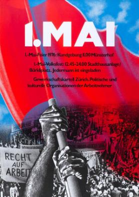 1. Mai - 1.-Mai-Feier 1976: Kundgebung (...)
