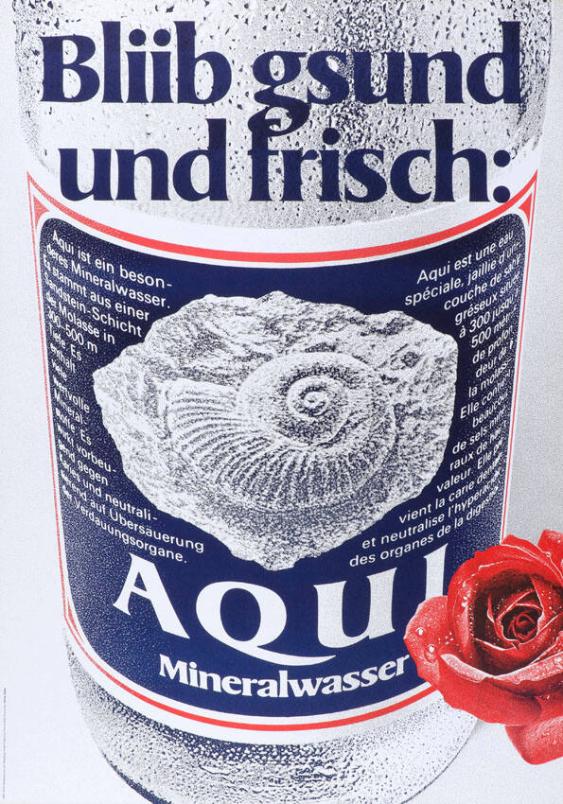Bliib gsund und frisch: Aqui MIneralwasser