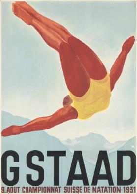 Gstaad - 9. août Championnat suisse de natation 1931