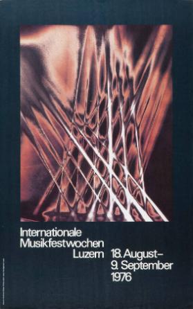 Internationale Musikfestwochen Luzern - 1976