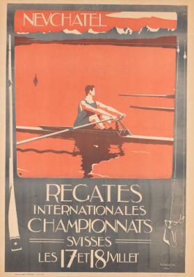 Neuchâtel - Regates Internationales Championnats Suisses - Les 17 et 18 Juillet