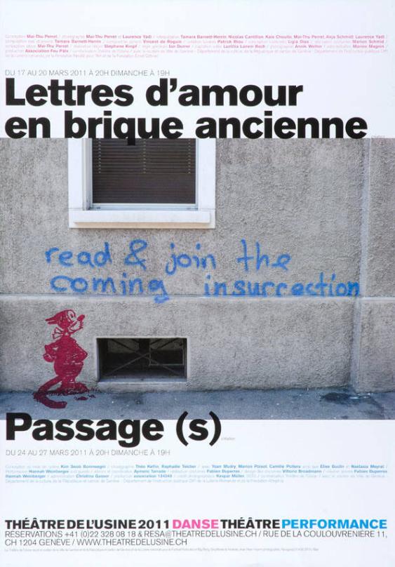 Lettres d'amour en brique ancienne - Passage (s)