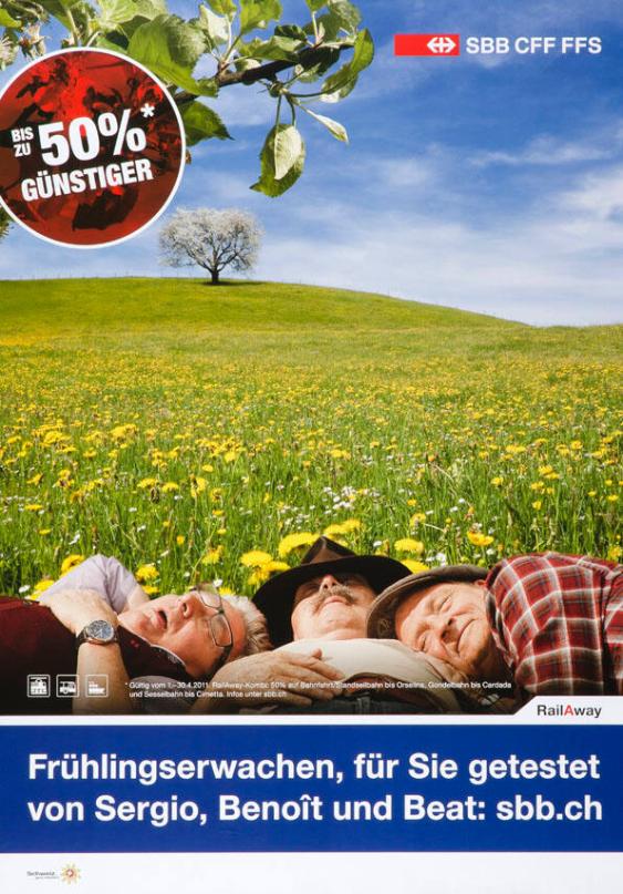 Frühlingserwachen, für Sie getestet von Sergio, Benoît und Beat. - SBB CFF FFS