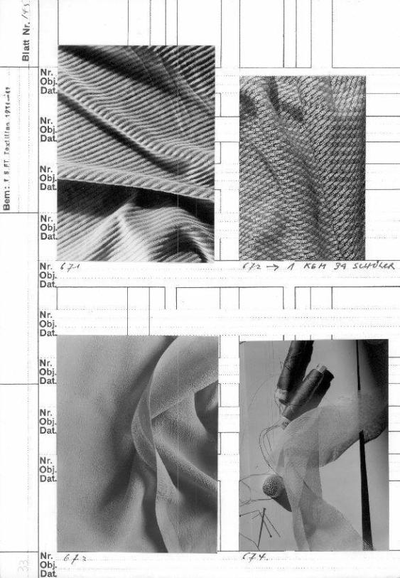 Textilien 1934 - 1962