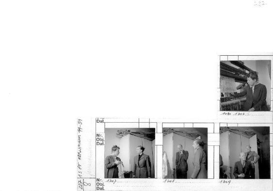 Textilklasse, Webenunterricht H. Hürlimann 1944-1951
